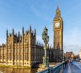 Close-up van de Big Ben op een zonnige ochtend in Londen - Fotobehang (in banen) - 450 x 260 cm