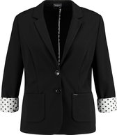 SAMOON Dames Jersey blazer Schwarz-54