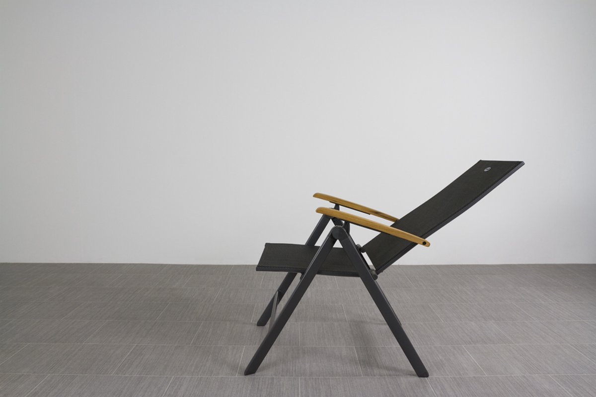 Hartman Chaise de jardin réglable Napoli - accoudoir Teck