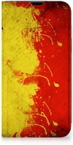 Smartphone Hoesje Geschikt voor iPhone 13 Portemonnee hoesje Belgische Vlag