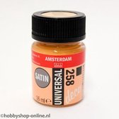 Acrylverf Zijdeglans - Deco - Universal Satin - 258 abrikoos - 16 ml - Amsterdam - 1 stuk