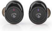 Nedis HPBT1050BK Volledig Draadloze Bluetooth®-oordopjes 4 Uur Afspeeltijd Spraakbediening Charging Case Zwart