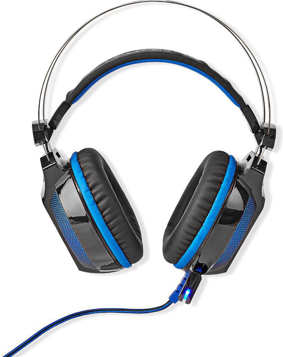 Nedis GHST500BK Gaming Headset Over-ear 7.1 Virtual Surround Led Light Usb  Connector | bol.com