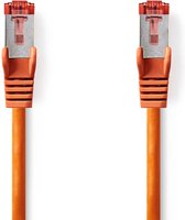 Nedis CAT6-kabel | RJ45 Male | RJ45 Male | S/FTP | 2.00 m | Rond | LSZH | Oranje | Polybag