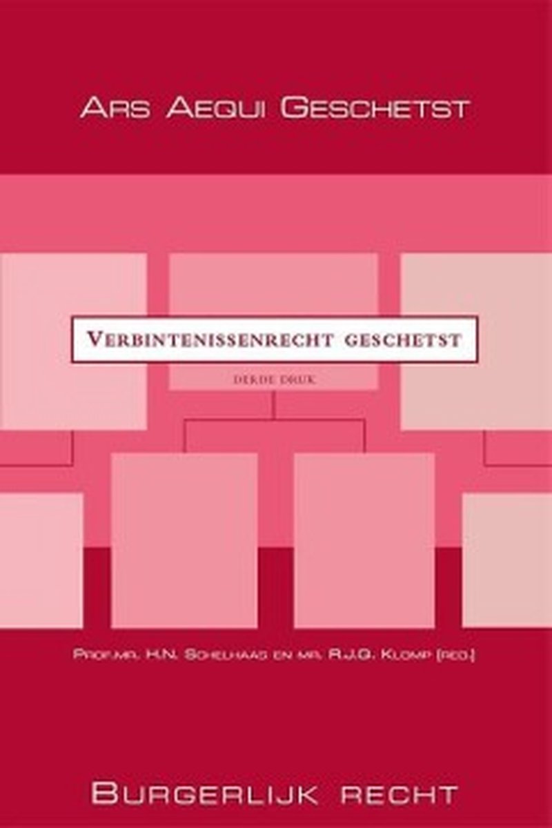 Ars Aequi Geschetst  -   Verbintenissenrecht geschetst - H.N. Schelhaas