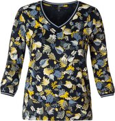 YESTA Vayen Essential Jersey Shirt - Dark Grey Blue/Multi - maat 3(52)