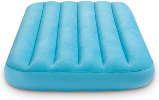 Intex - Hoofdkussen - Luchtkussen - kussen voor luchtbed - Waterdicht - Blauw - 43 x 28 x 9 cm