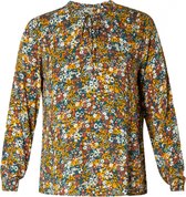 IVY BEAU Zarja Blouse - Petrol/ multi color - maat 40