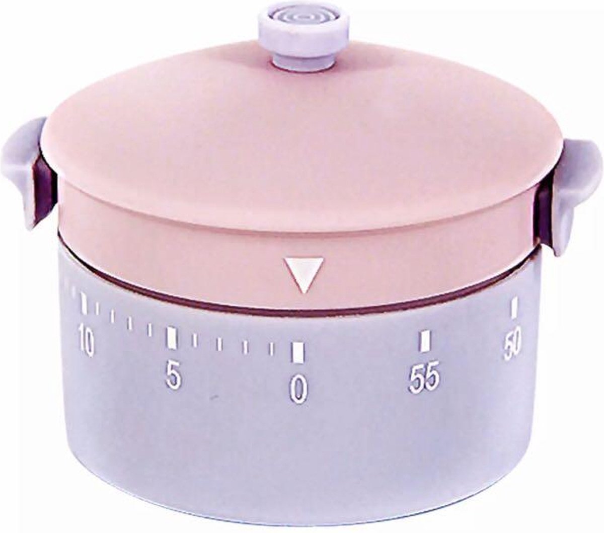 Kookwekker - kook pan - roze - blauw -360 graden draaiend- Ring geluid