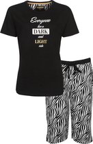 Irresistible dames shortama - Everyone  - XL  - Zwart