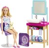 foto van Barbie Sparkle Masker Spa welness Day Speelset & Accessoires - Barbiepop