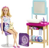 Barbie Sparkle Masker Spa welness Day Speelset & Accessoires - Barbiepop