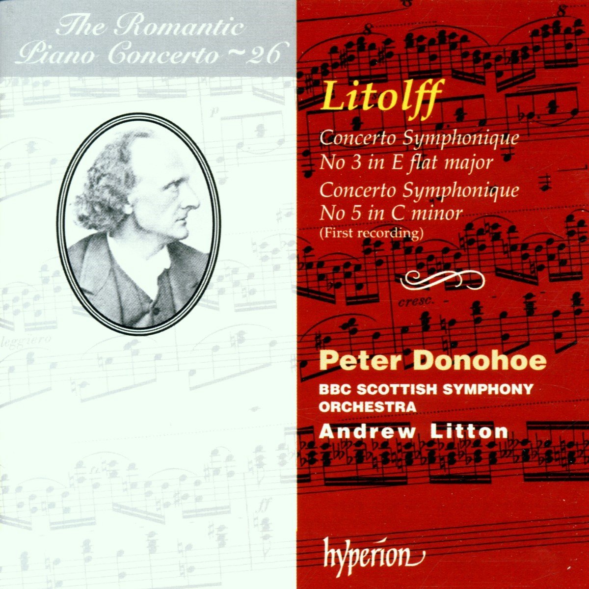 BBC Scottish Symphony Orchestra, Andrew Litton - Litolff: Romantic Piano Concerto Vol 26 (CD)