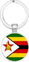 Akyol - Zimbabwe Sleutelhanger - Zimbabwe- Toeristen - Must go - Zimbabwe travel guide - Accessoires - Liefde - Cadeau - Gift - Geschenk - 2,5 x 2,5 CM