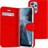 Samsung A52 hoesje bookcase - hoesje Samsung A52 bookcase - A52 hoesje bookcase - Samsung Galaxy A52 hoesje bookcase - Galaxy A52 hoesje - hoesje A52 - Kunstleer - Rood - Accezz Wallet Softca