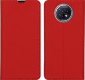 iMoshion Slim Folio Book Case Xiaomi Redmi Note 9T (5G) hoesje - Rood