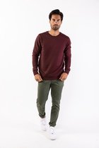 P&S Heren sweater-MORGAN-bordeaux-XXL