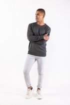 P&S Heren pullover-WILL-mid grey-M