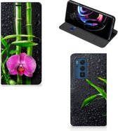 Hoesje Motorola Edge 20 Pro Wallet Bookcase Orchidee