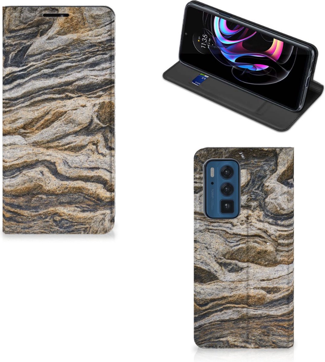 Motorola Edge 20 Pro Standcase Steen