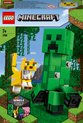 foto van LEGO Minecraft BigFig Creeper en Ocelot - 21156