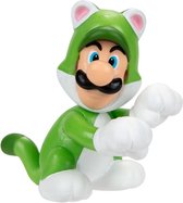 Figurine Nintendo Super Mario Cat Luigi 6,5cm