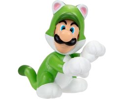 Nintendo - Super Mario 3D World Cat Luigi Mini Figure Limited Edition 6.5cm