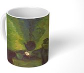 Mok - Koffiemok - Aardappelschillende vrouw bij de haard - Vincent van Gogh - Mokken - 350 ML - Beker - Koffiemokken - Theemok