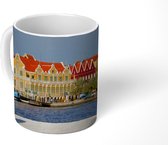 Mok - Kleurrijke huizen bij Willemstad - 350 ML - Beker