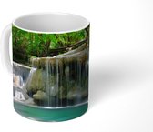 Mok - Meerdere watervallen in het Thaise nationaal park Erawan - 350 ML - Beker