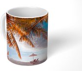 Mok - Strand - Palm - Zee - 350 ML - Beker