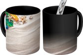 Magische Mok - Foto op Warmte Mok - Strand - Zomer - Bagage - 350 ML