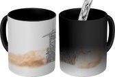 Magische Mok - Foto op Warmte Mok - de lancering van de space shuttle - 350 ML - Uitdeelcadeautjes