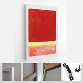 Set van abstracte handgeschilderde illustraties voor briefkaart, Social Media Banner, Brochure Cover Design of wanddecoratie achtergrond. Modern abstract schilderij Artwork - Moder