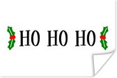 Citation de Noël Ho ho ho avec un fond blanc 30x20 cm - petit