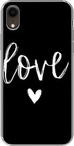 Geschikt voor iPhone XR hoesje - Quotes - Love - Spreuken - Siliconen Telefoonhoesje