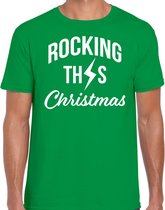 Rocking this Christmas fout t-shirt - groen - heren - Rock kerstshirts / Kerst outfit L