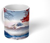 Mok - De Japanse Fuji berg in Azië tijdens de herfst - 350 ML - Beker