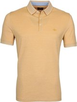 Suitable - Melange Poloshirt Geel - Slim-fit - Heren Poloshirt Maat XL