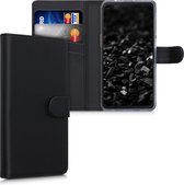 kwmobile telefoonhoesje voor Samsung Galaxy Xcover Pro - Hoesje met pasjeshouder in zwart - Wallet case