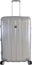 TAS FRANKRIJK Koffer 8 wielen Uitschuifbaar hangslot TSA Polycarbonaat / ABS Zilver