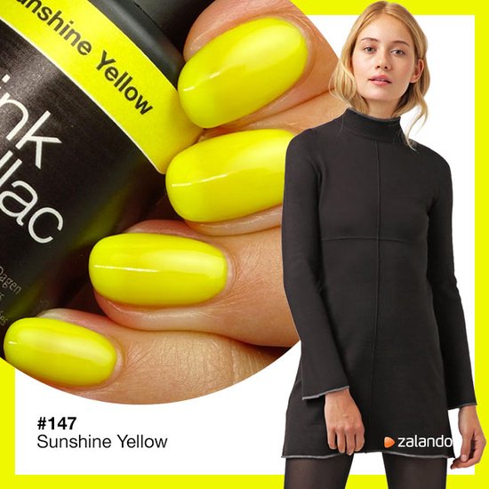 Pink Gellac Gel Nagellak Kleur 147 Sunshine Yellow