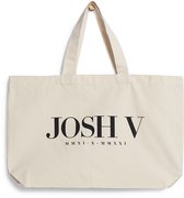 JOSH V   LEVIE ANNIVERSARY Canvas tas Wit