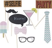 Photobooth Props Chevron - 10 Stuks