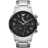 Emporio Armani Herren-Smartwatch Analog Hybrid One Size Zilver 32019209