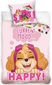 foto van PAW Patrol Dekbedovertrek Happy Mood - Eenpersoons - 140  x 200 cm - Katoen