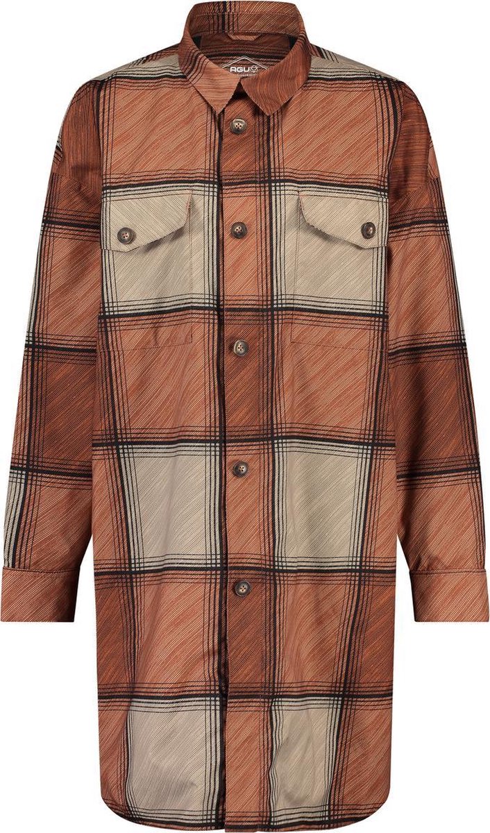 AGU Winter Oversized Rain Shirt Urban Outdoor Dames Oranje
