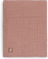 Jollein Baby Deken Ledikant 120x120cm Wrinkled - Rosewood