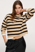 Mango Trui Gebreide Crop Trui 17017738 99 Dames Maat - M