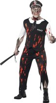 "Zombie agenten kostuum voor mannen (Halloween) - Verkleedkleding - Large"